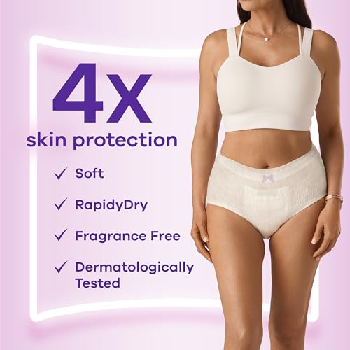 Always Discreet Underwear for Sensitive Skin, Four Times Skin Protection, Dermatologically Tested  
Always Discreet Unde