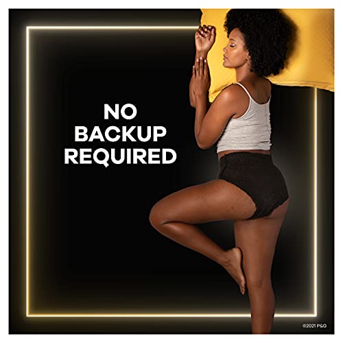 Always ZZZ Overnight Disposable Period Underwear for Women Size LG