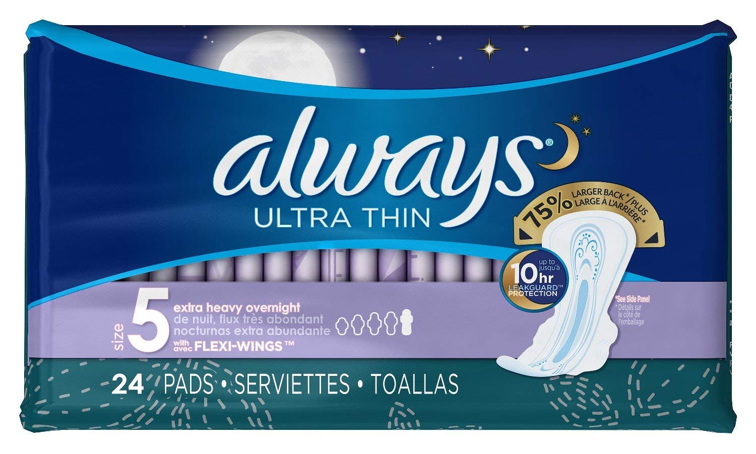 Always Ultra Thin Pads for Light Flowípio