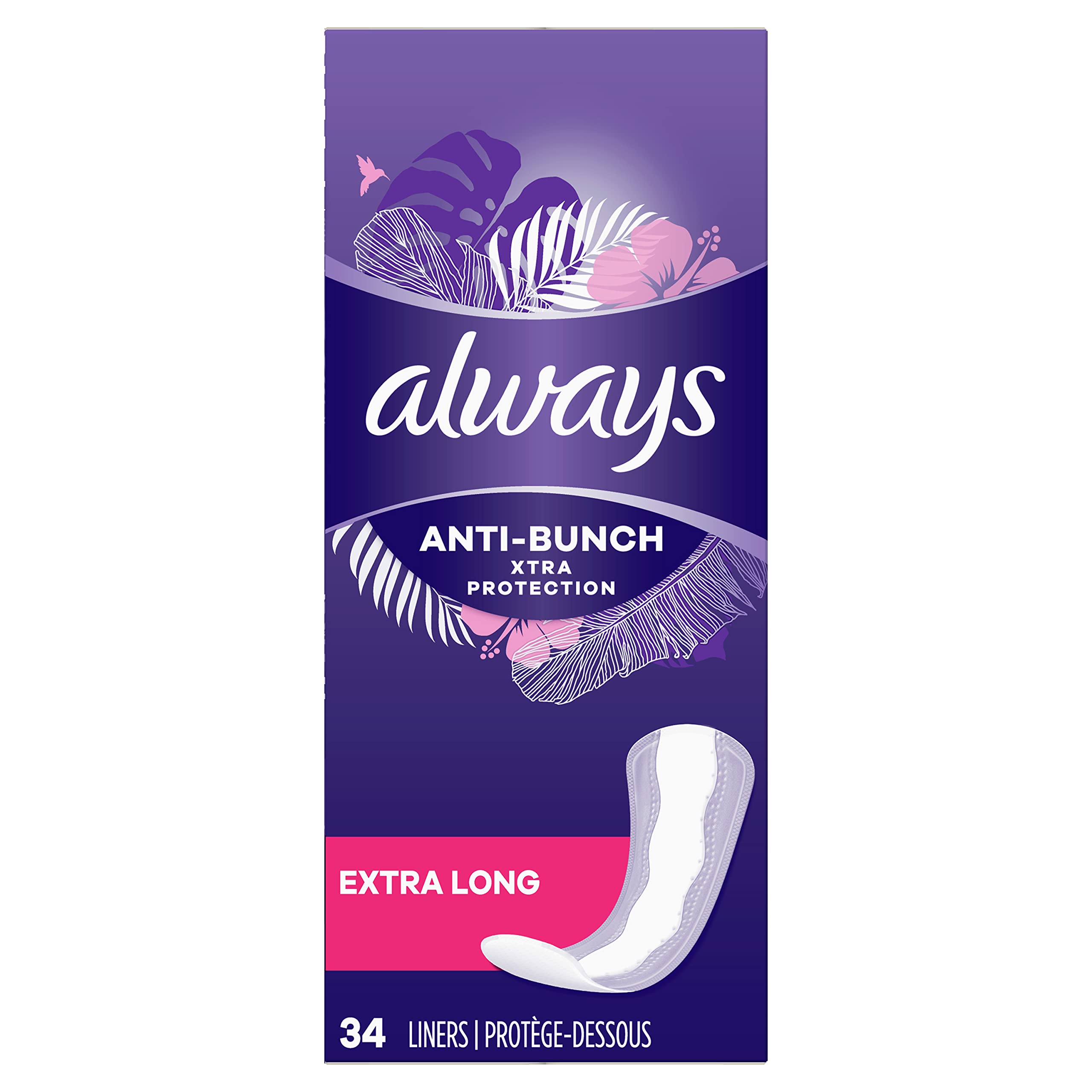 Always Ultra Protection 34 Count
Always Ultra Absorbency 34 Count
Always Super Absorbent 34 Count